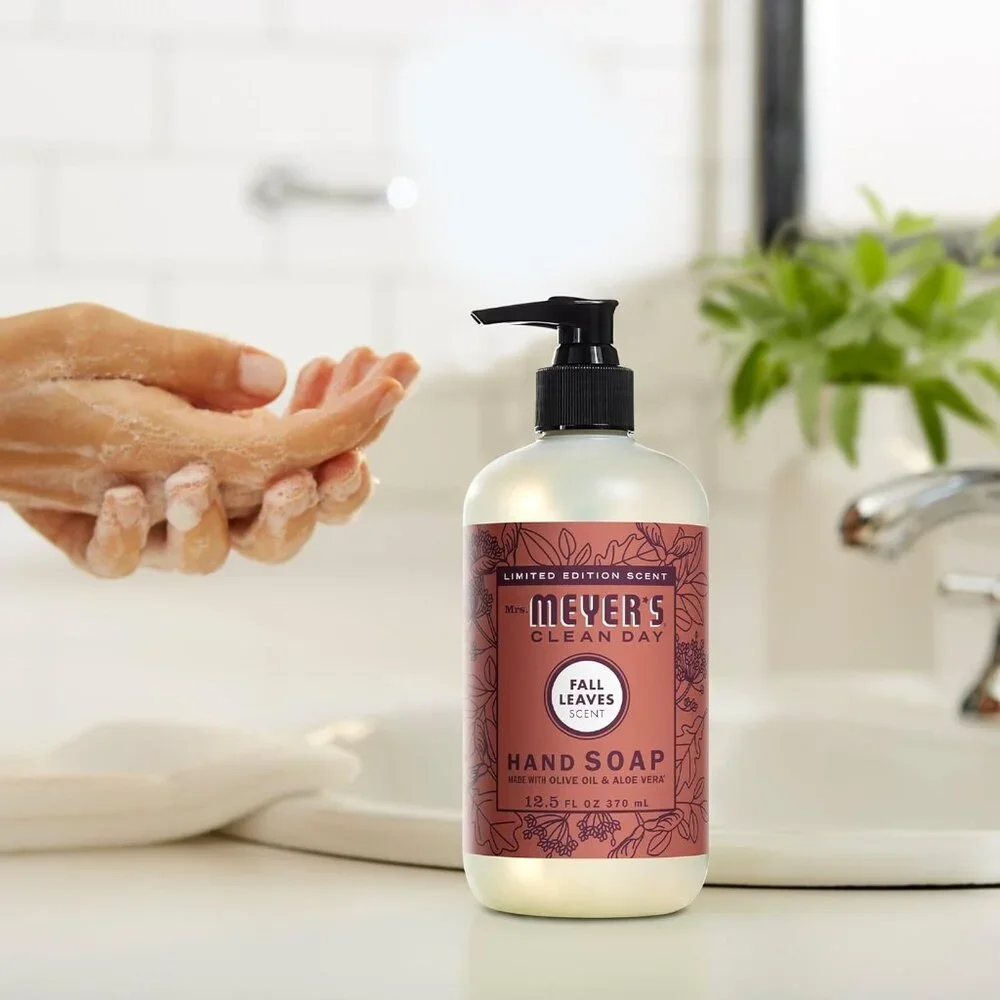 CLEAN DAY Fall Leaves Hand Soap - Moisturizing, 12.5 oz Cruelty-Free Formula